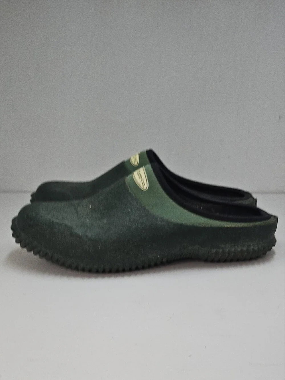Muck Boot Co. Women's Waterproof Slip-On Garden Clog in Dark Green
